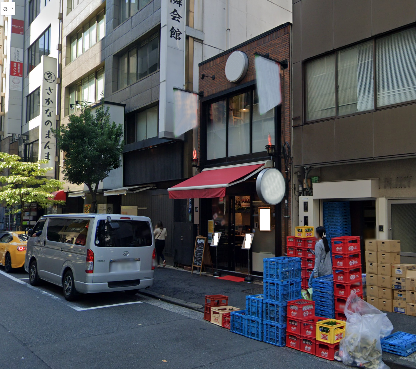 新橋駅徒歩1分　視認性◎な1階路面のイタリアン居抜き店舗！